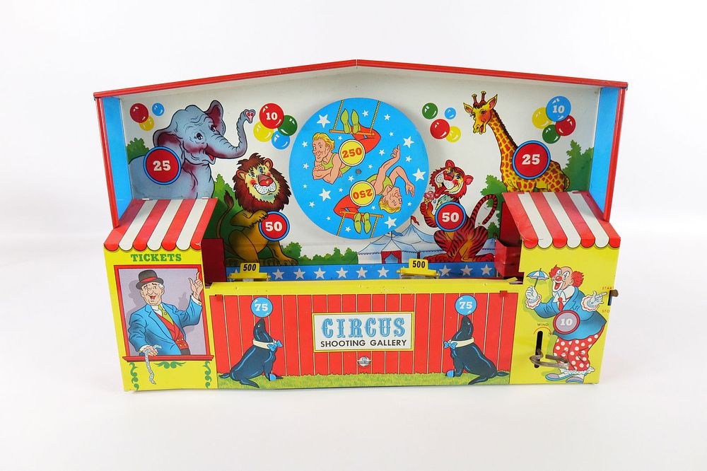 Lot 208: Vintage Ohio Art Circus Shooting Gallery