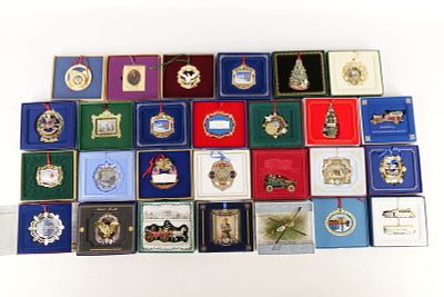 Lot of The White House Historical Collection Christmas Ornaments. 1994-2020 - Missing 2018. All 