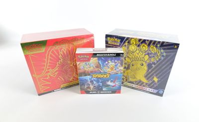 Lot of Pok&eacute;mon Scarlet & Violet Sealed Cards. Including Scarlet & Violet Red Elite Trainer Box 