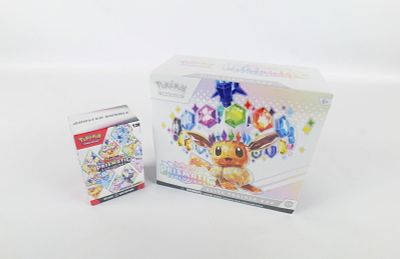 Lot of Pok&eacute;mon Scarlet & Violet Prismatic Evolutions Sealed Cards. Including Elite Trainer Box 