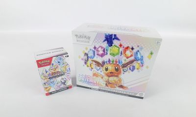 Lot of Pok&eacute;mon Scarlet & Violet Prismatic Evolutions Sealed Cards. Including Elite Trainer Box 