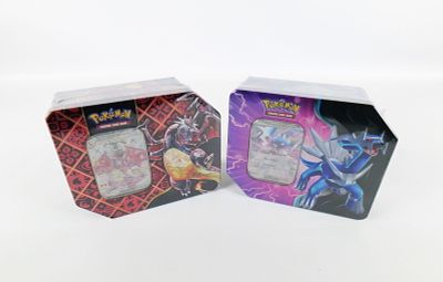 Lot of 2 Pok&eacute;mon Trading Card Game Collectible Sealed Tins. Lot of 2 Pok&eacute;mon Trading Card Game 