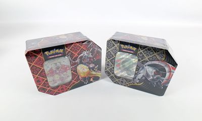 Lot of 2 Pok&eacute;mon Trading Card Game Collectible Sealed Tins. Lot of 2 Pok&eacute;mon Trading Card Game 