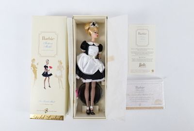 The French Maid Silkstone Gold Label Barbie Doll - Fashion Model Collection. New in Box. All 