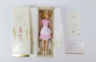The Waitress Silkstone Gold Label Barbie Doll - Fashion Model Collection. New in Box. All 