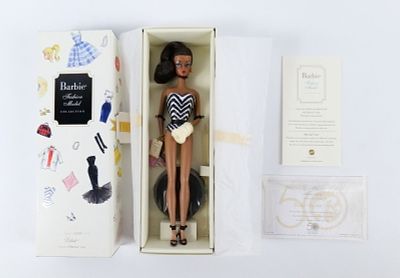Debut Silkstone 50th Anniversary Barbie Doll - AA Version. Debut Silkstone 50th Anniversary 