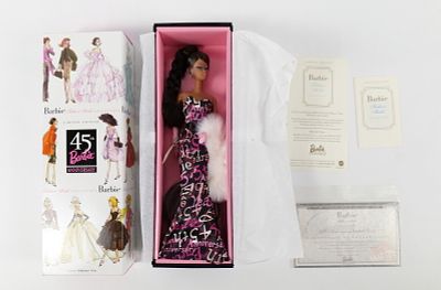 Barbie Silkstone 45th Anniversary Limited Edition Doll - Fashion Model Collection - AA Version. 