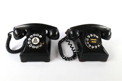 Lot of 2 Vintage Bell System Rotary Telephones. All invoices must be paid within 24 hours of 