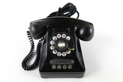 Vintage Northern Electric Rotary Telephone. Made in Canada. Has push switchboard buttons on the 