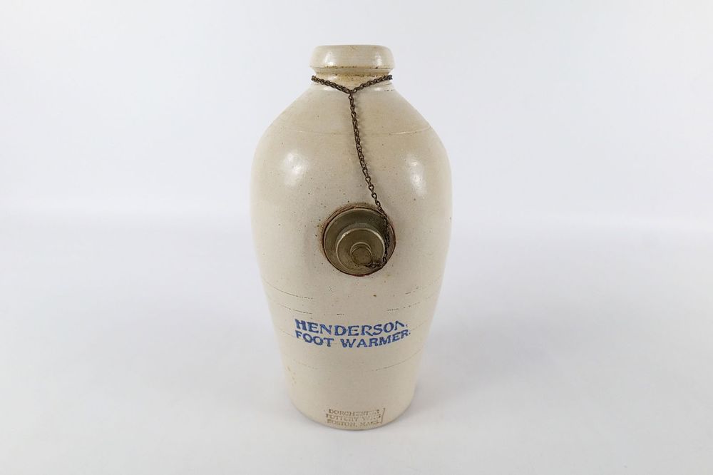 Lot 225: Antique Stoneware Foot Warmer