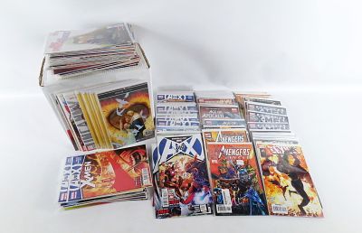 Short Box of Avengers vs. X-Men Comics. Including AVZ #0-12 and Tie-Ins plus Various X-Men and 