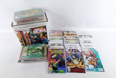 Short Box of DC Comics. Including Countdown #1-51, Green Arrow (Vol. 2) #1-6, Flashpoint #1-5 