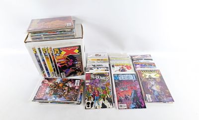 Short Box of Marvel Mutant Comics. Including Mechanix, Fallen Angels, Genext, and Mutant X. 