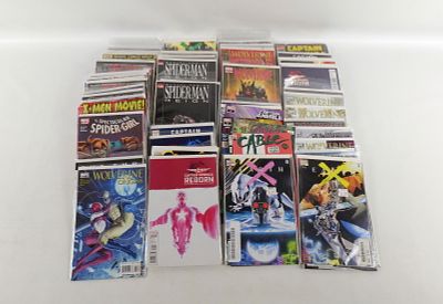 Lot of Marvel Comics. Including Earth X, Captain America Reborn, Spidey: Reign, Spider-Men I 