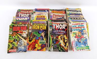 Lot of Silver Age Marvel Comics. Including Amazing Spider-Man #47 and #68, Daredevil #12-47 