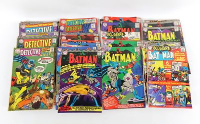 Lot of Silver Age Detective and Batman Comics. Including Detective #341, 343, 344, 350, 351 