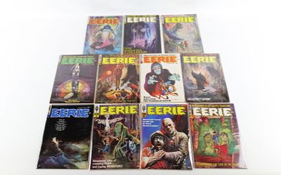 Lot of Eerie Magazines. Including Issues #2-12. Lower Mid Grade. All invoices must be paid 