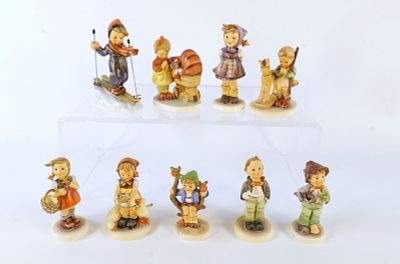 Lot of 9 Goebel Hummel Figures. All TMK 6 except Prayer Before Battle which is TMK 5. Including 