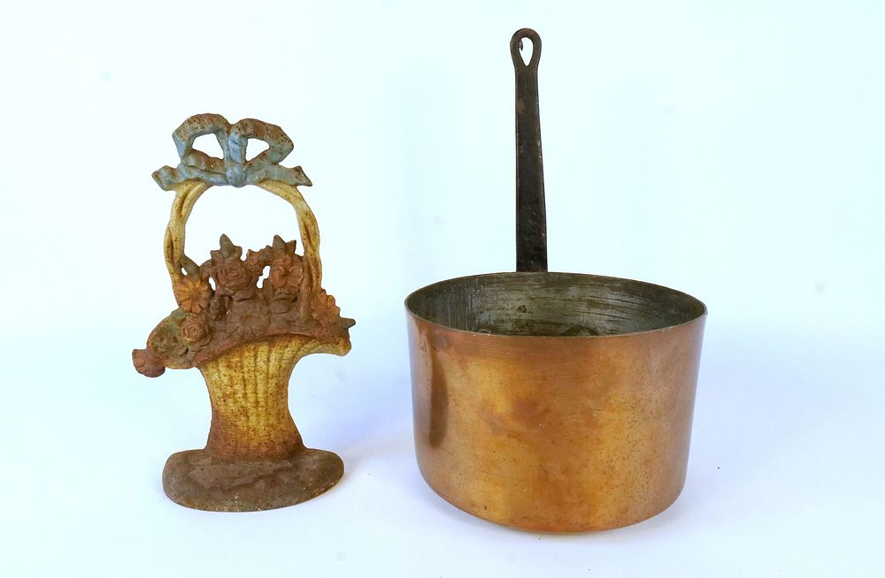 Lot 167: Lot of Antique Metal Items