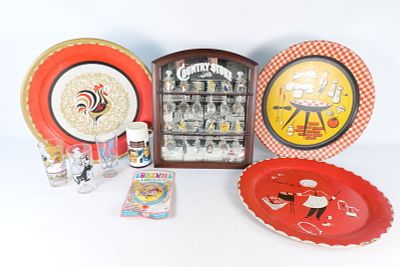 Mixed Lot of Collectibles. Including Six Million Dollar Man Thermos, Looney Tunes Pepsi Glasses 