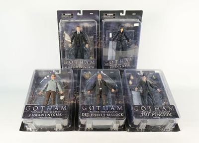 Lot of 5 DC Gotham "Before the Legend" Action Figures by Diamond Select. Including Alfred 
