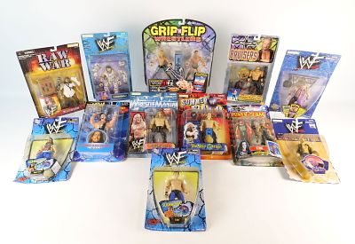 Lot of Wrestling Action Figures. Including WWF Special Edition - Stone Cold Steve Austin 