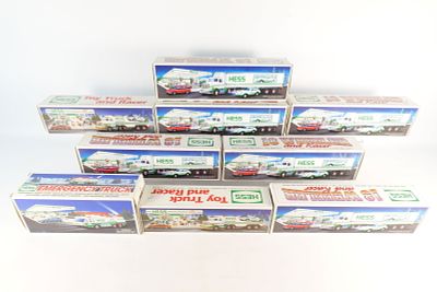 Lot of Hess Trucks. Including 6 x 1992, 2 x 1991, and 1996. All invoices must be paid within 24 
