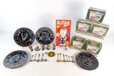 Lot of Political and War Collectibles. Including Desert Storm Trading Cards - 3 boxes are 