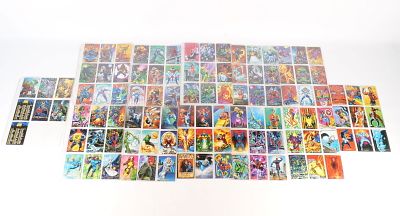 1992 Marvel Masterpieces Trading Card Set. Including #1-100 and Bonus Cards #1-5. All invoices 
