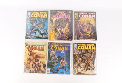 Lot of Mixed Comics. Including Savage Sword of Conan and Im Labor Des Hexers. VG to Fine 