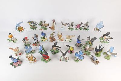 Huge Lot of Lenox Bird Figurines - All AS-IS. Including 2001 Robin, 2002 Bluebird, Mountain 