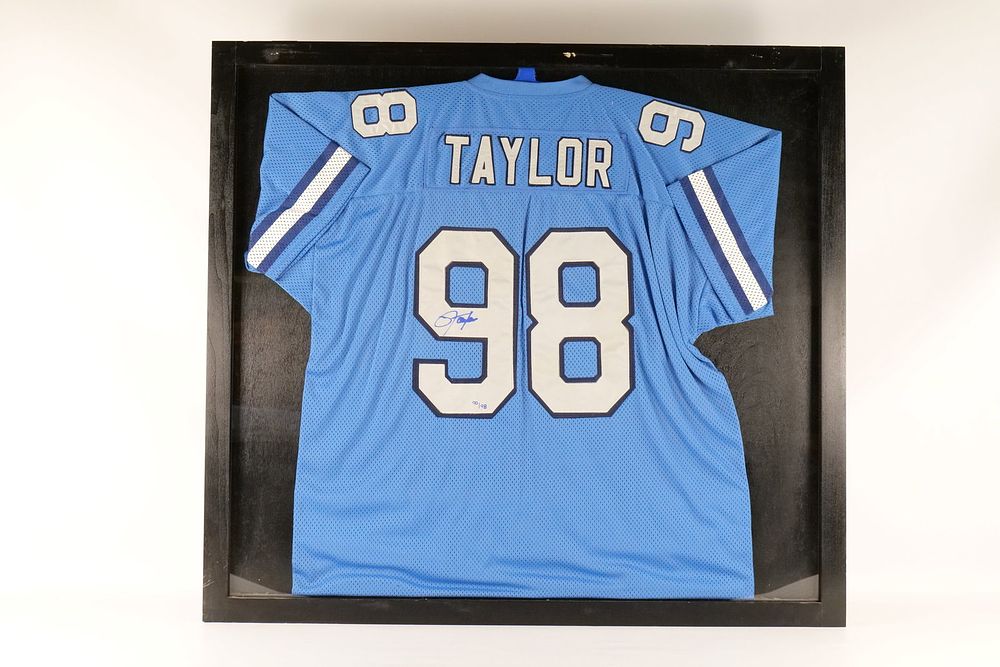 Lot 242: Framed Jason Taylor #98 Autographed Jersey