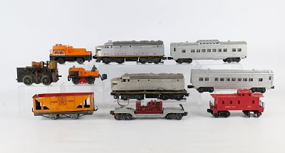 Vintage Lionel Post War O-Gauge Train Lot. Including Union Pacific Alco FA - One has 