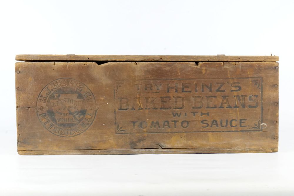 Lot 169: Antique Heinz Wood Shipping Crate