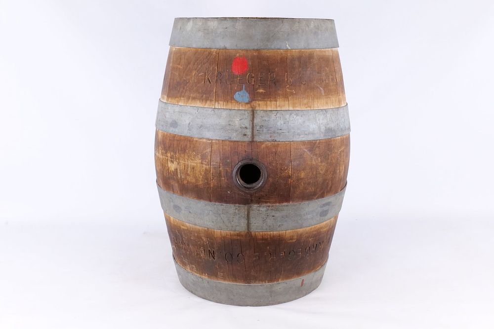 Lot 185: Antique G. Krueger Brewing Co. Beer Keg Newark New Jersey