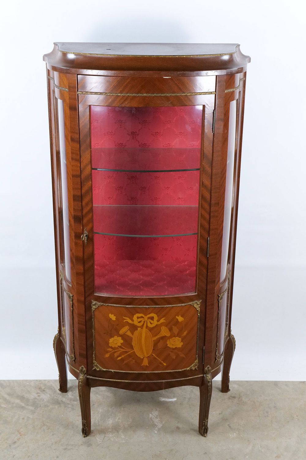 Lot 229: Vintage French Louis XVI Style Curio Cabinet - Vitrine