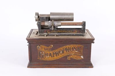 Antique 1898 Columbia Graphophone Type AT Cylinder Player - Serial #238106. Includes main 