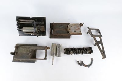 Antique Thomas A. Edison Cylinder Phonograph Restoration Project Parts and Mechanical Register 