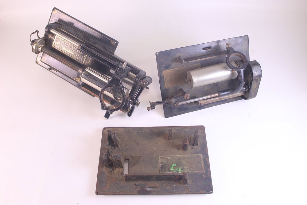 Lot 255: Antique Edison Phonograph Parts Lot