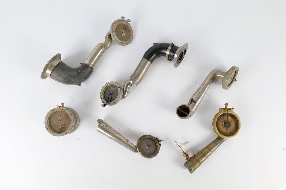 Lot 263: Antique Phonograph Parts Lot - Reproducers & Tone Arms