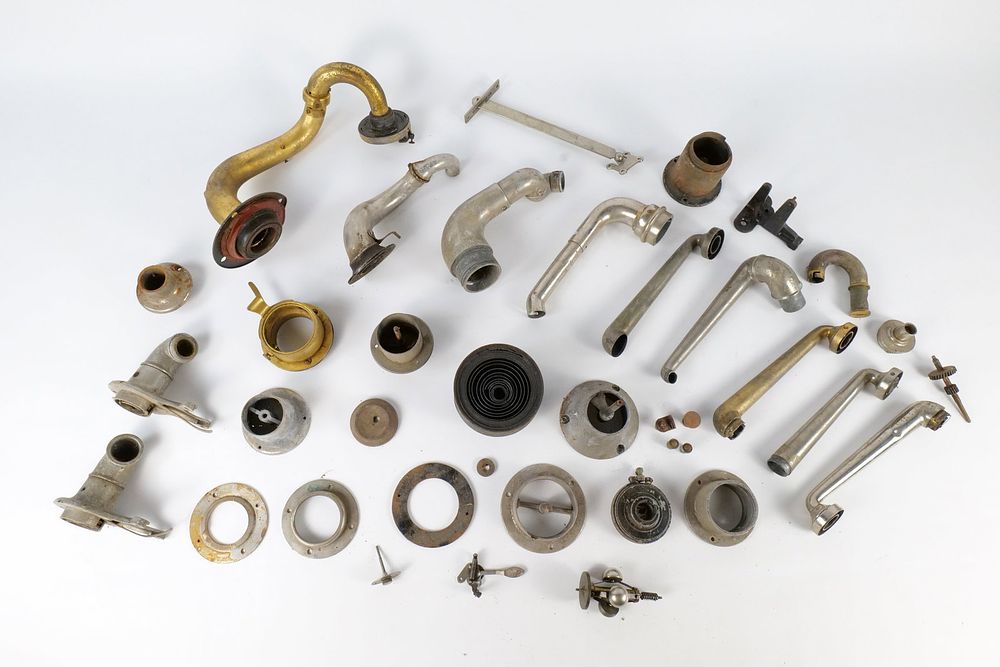 Lot 270: Large Lot of Antique Phonograph Parts