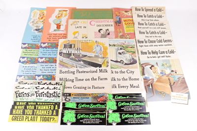 Lot of Vintage 1950's-1970's Classroom and Nursery Posters. Large Lot of Vintage 1950's-1970's 