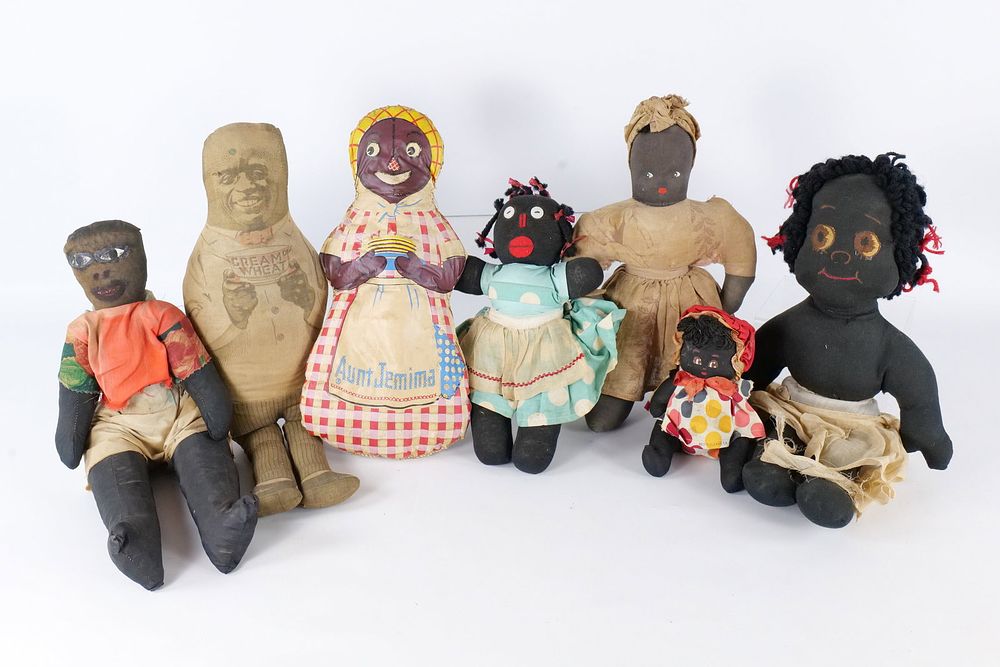 Lot 340: Antique Black Americana Doll Lot