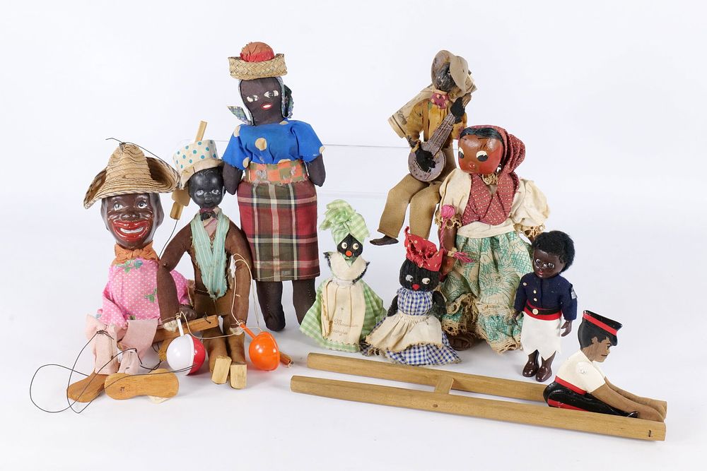 Lot 343: Vintage Black Americana Folk Art Collection