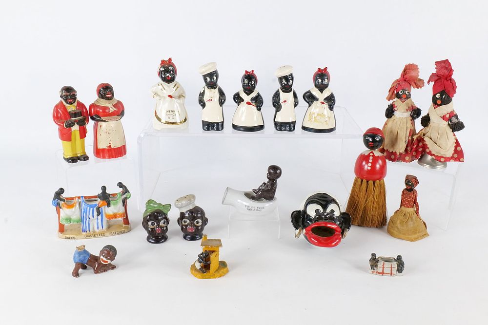 Lot 345: Vintage Black Americana Collection - Kitchenware & Figures