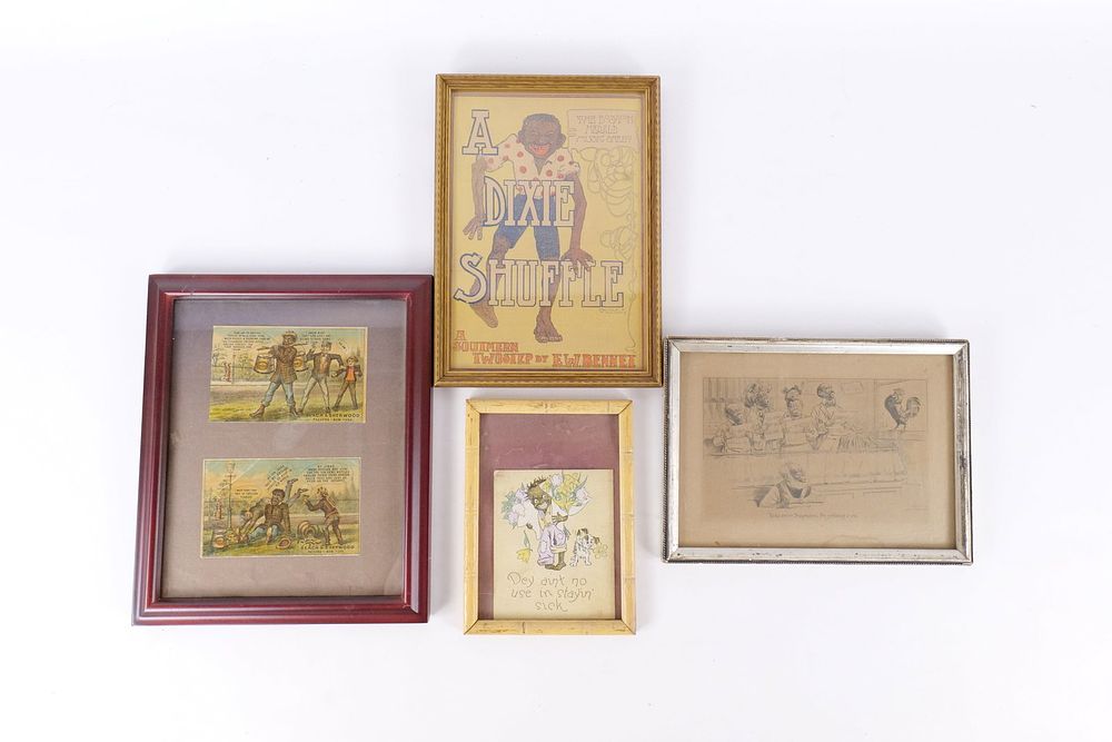 Lot 354: Collection of Vintage Black Americana Ephemera & Advertising