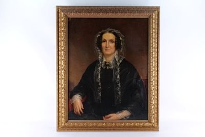 19th Century Oil on Canvas - Portrait. 19th Century Oil on Canvas. Depicting a Portrait of Woman 