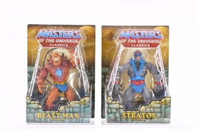 Lot of 2 Masters of the Universe Classics Action Figures. MOTU. Including Beast Man and 
