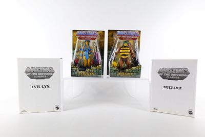 Lot of 2 Masters of the Universe Classics Action Figures. MOTU. Including Buzz-Off and 