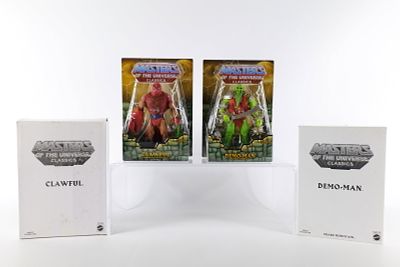 Lot of 2 Masters of the Universe Classics Action Figures. MOTU. Including Demo-Man and Clawful. 